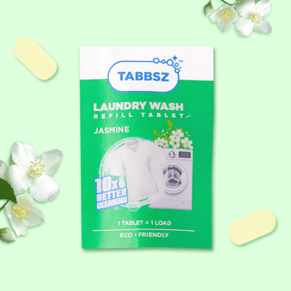 TABBSZ LAUNDRY WASH - JASMINE - Tabbsz store- Jasmine / Pack of 8 - wk_wallet